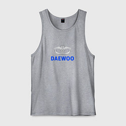 Майка мужская хлопок Daewoo sport auto logo, цвет: меланж