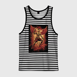 Мужская майка Муай Тай боец с крыльями