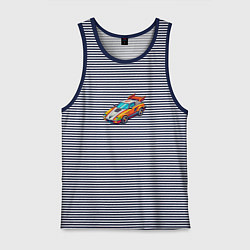 Мужская майка Игрушечный гоночный автомобиль