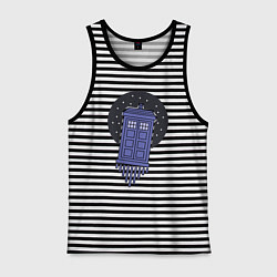 Мужская майка Tardis fly