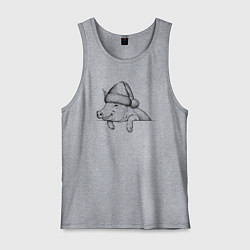 Мужская майка Новогодняя хрюшка