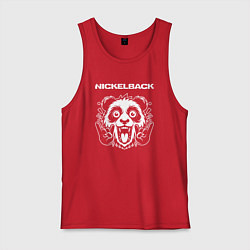 Мужская майка Nickelback rock panda