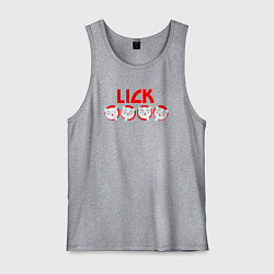 Мужская майка Kiss lick