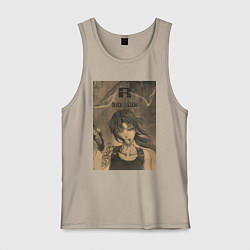 Майка мужская хлопок Пираты Чёрной лагуны, цвет: миндальный