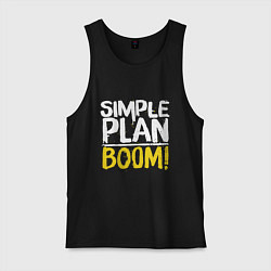 Мужская майка Simple plan - boom