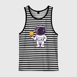 Мужская майка Космонавт и планета