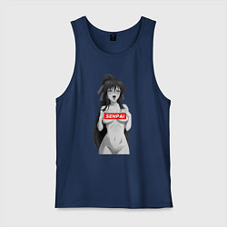 Мужская майка Ахегао senpai nudity