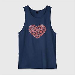 Мужская майка Hearts love