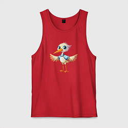 Мужская майка Маленький аистёнок