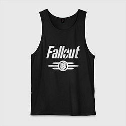 Майка мужская хлопок Fallout - vault 33, цвет: черный