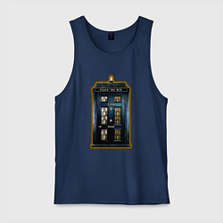Мужская майка Tardis Sherlock