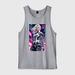 Мужская майка Pretty Barbie blond - cyberpunk ai art