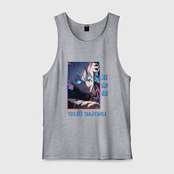 Мужская майка Портрет Gojo Satoru - Магическая битва