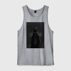 Мужская майка Поднятие уровня в одиночку Джину Сон статуя