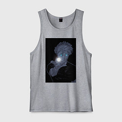 Мужская майка Магическая битва Сатору Годзё сильнейших маг