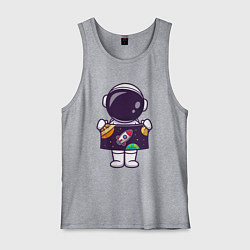 Мужская майка Космонавтик и космос