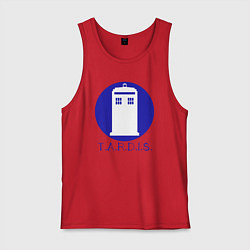 Мужская майка Blue tardis