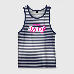 Мужская майка Ребятки вы думали о смерти