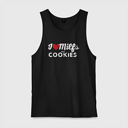 Мужская майка Milf and cookies милфа