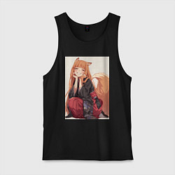 Мужская майка Волчица и пряности Холо торговец