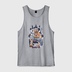 Мужская майка One piece дым smoke