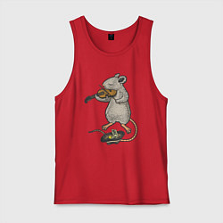 Мужская майка Мышонок скрипач