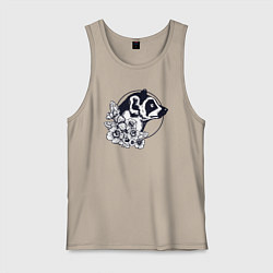 Мужская майка Лемур в цветах