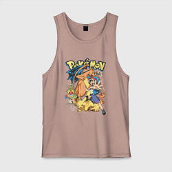 Мужская майка Покемоны все Pokemons