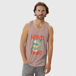 Майка мужская хлопок Иди напролом, цвет: пыльно-розовый — фото 2