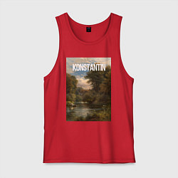 Мужская майка Konstantin озеро в лесу