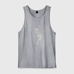 Мужская майка Скелет танцует