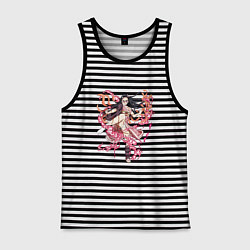 Мужская майка Красивая боевая Незуко - Demon slayer