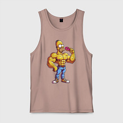 Мужская майка Гомер культурист