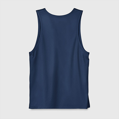 Мужская майка Отважная кошечка пират / Тёмно-синий – фото 2