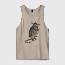 Мужская майка Броненосец с укулеле