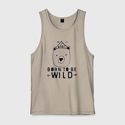 Мужская майка Wild bear