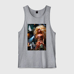 Мужская майка Барби с фонариком забралась на чердак в ночь на хэ