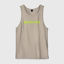 Майка мужская хлопок Marthon logotype, цвет: миндальный