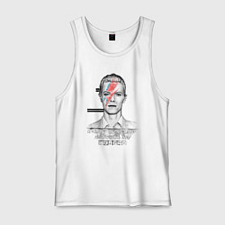 Мужская майка David Bowie police department rochester