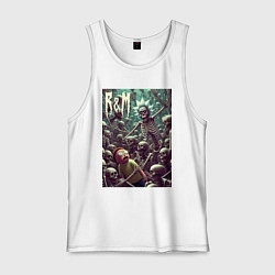 Мужская майка Морти попал в ад - нейроарт