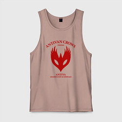 Майка мужская хлопок Antivan Crows - Dragon Age, цвет: пыльно-розовый