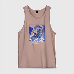 Майка мужская хлопок Броня Рэнд, цвет: пыльно-розовый