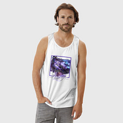 Майка мужская хлопок Чёрный Лебедь, цвет: белый — фото 2