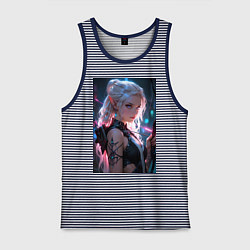 Мужская майка Прекрасная девушка-эльф с луком