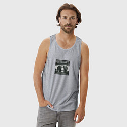 Майка мужская хлопок Gentle giants, цвет: меланж — фото 2