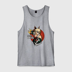 Мужская майка Моя геройская академия Бакуго круг