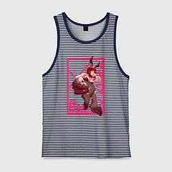 Мужская майка Кролик Макима - Человек бензопила