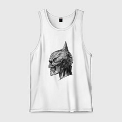 Майка мужская хлопок Бетмен, цвет: белый