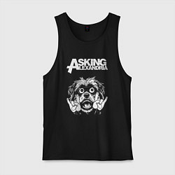 Мужская майка Asking Alexandria rock dog