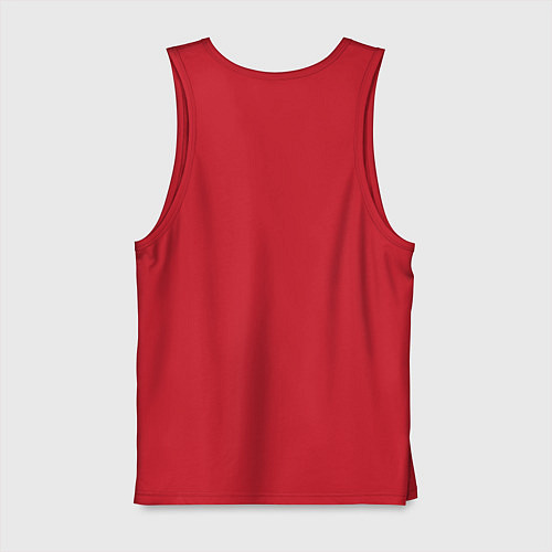 Мужская майка Жизнь это life is / Красный – фото 2